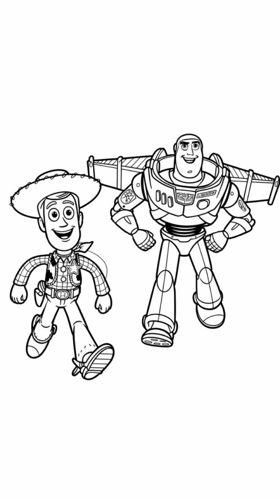 toy story coloring sheets