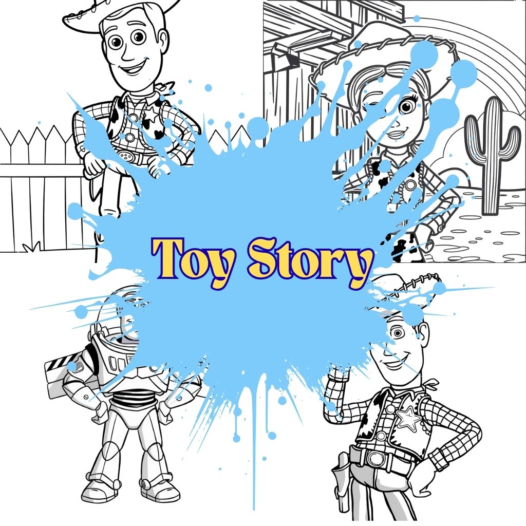 toy story kleurplaat ft