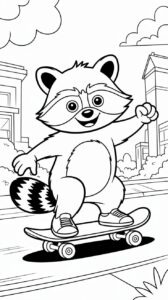 wasbeer tekenen cartoon