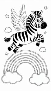 zebra strepen tekenen