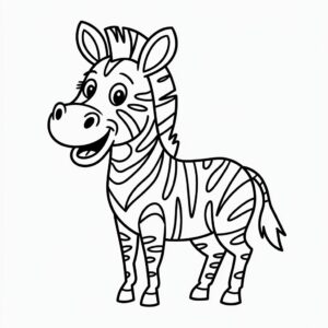 zebra tekening makkelijk