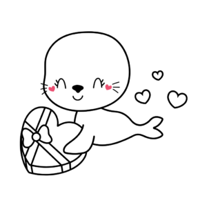 zeehond afbeelding tekening