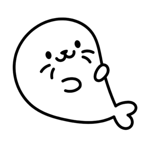 zeehond tekenen in stappen