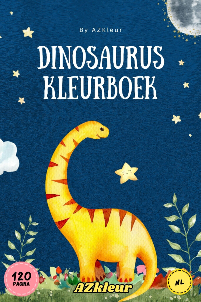 120 Pagina Dinosaurus Kleurplaten