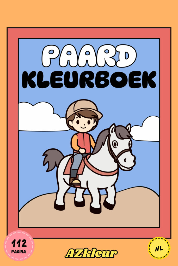 112 pagina Paard kleurplaten