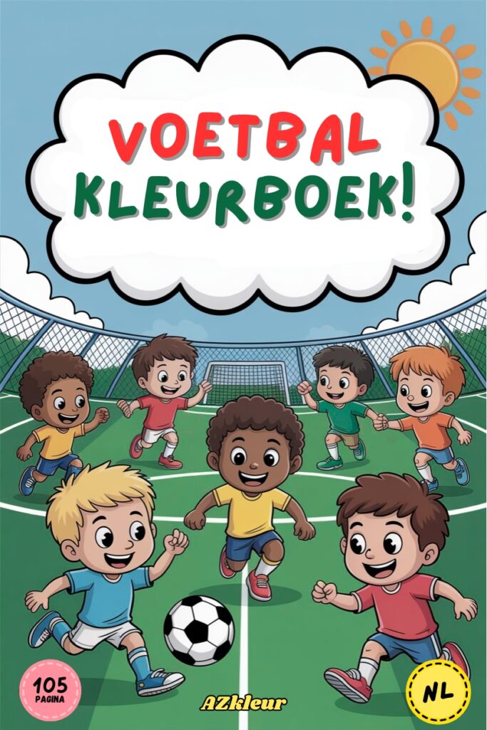 105 Pagina Voetbal Kleurplaten