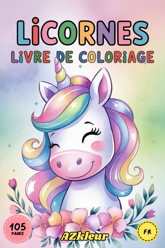 105 Pages Coloriages de Licornes