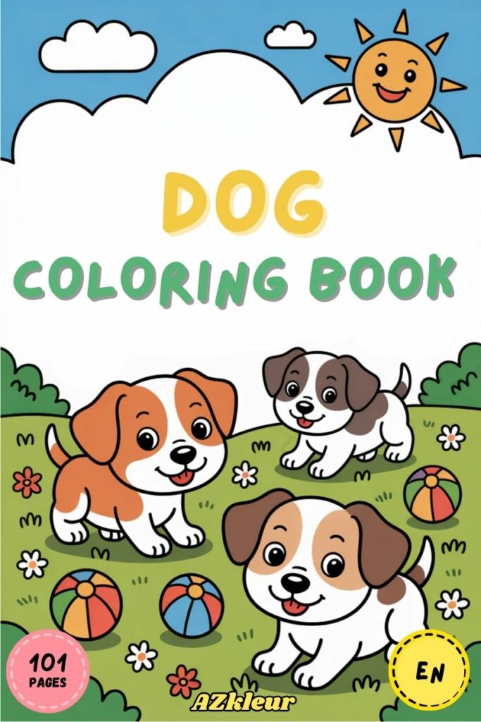 101 Pages of Dog Coloring Pages