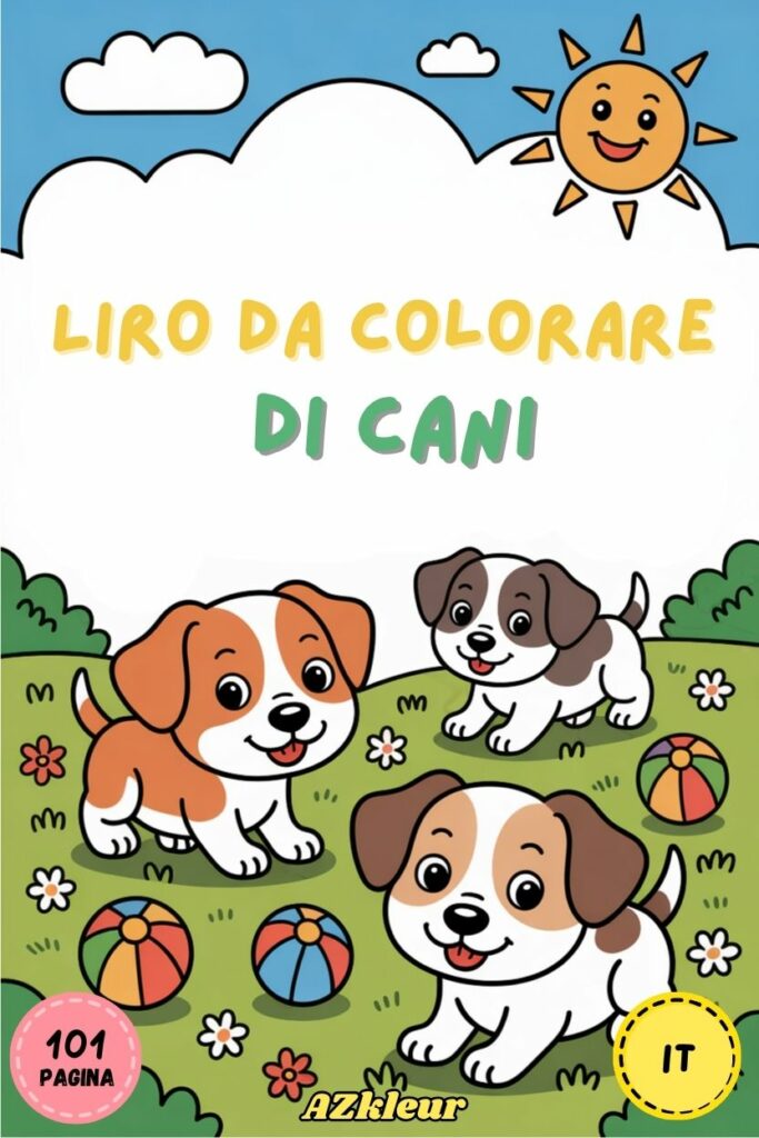 101 Pagine di Cani da Colorare