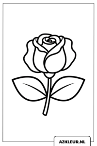 Mooie roos met bladeren kleurplaat.jpg