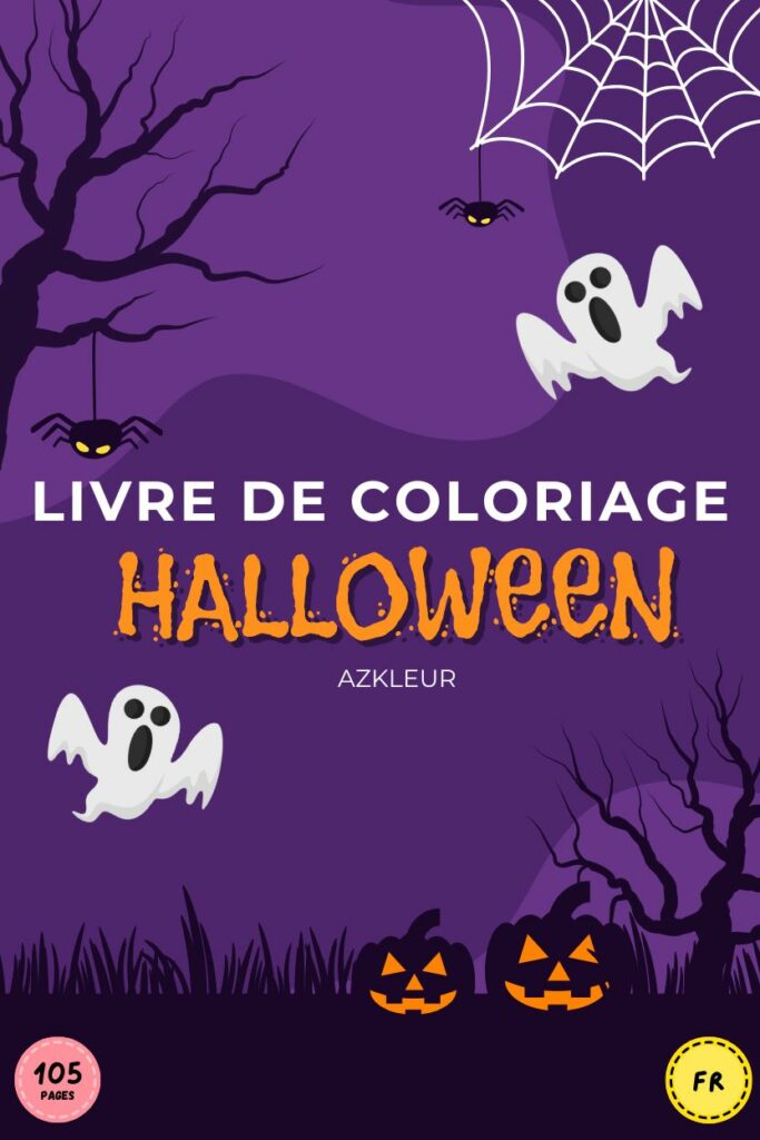Livre de Coloriage Halloween de 105 Pages