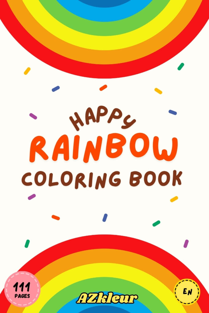 111 Pages Rainbow Coloring Book