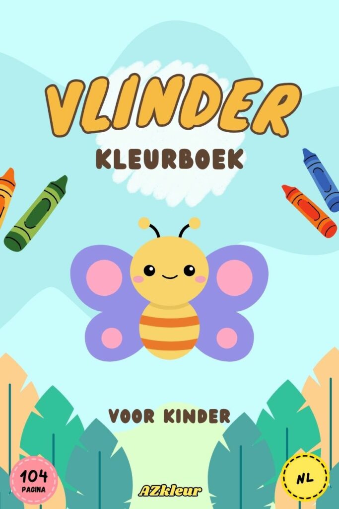 104 Vlinder kleurboek voor kinderen en gezinnen
