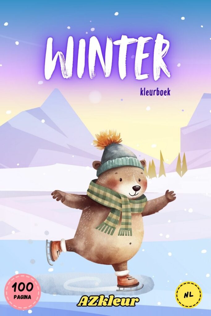 100 Pagina’s Winter kleurplaten