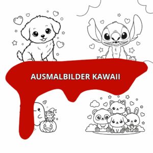 Ausmalbilder Kawaii