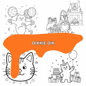 Dikkie Dik Kleurplaat