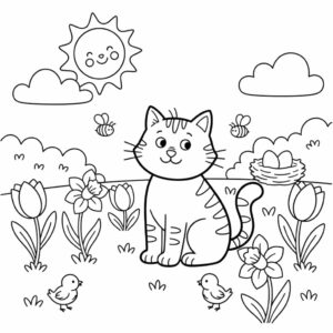 dikkie dik lente kleurplaat