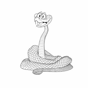 Kleurplaat Gary rolt zich op en lacht