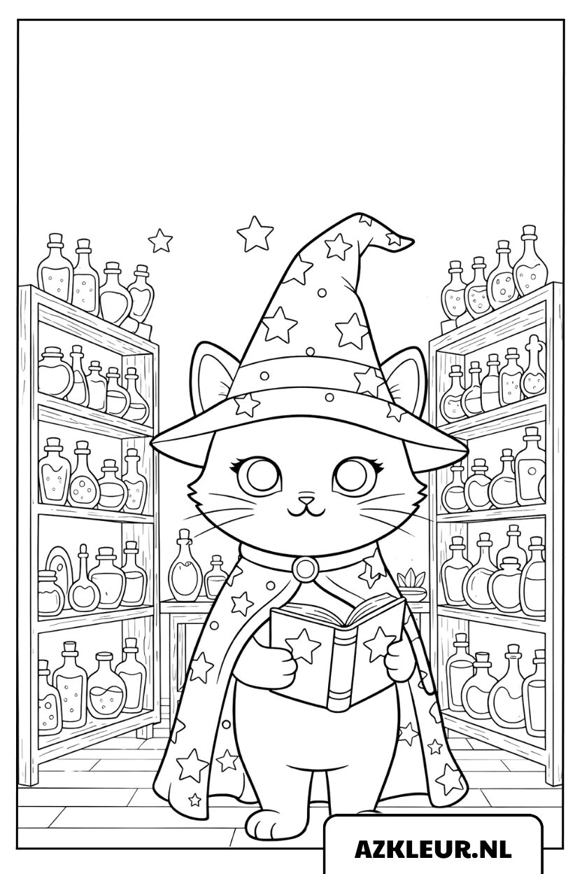 Farvelægningsside Tovemager Kat