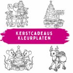 Kerstcadeaus Kleurplaten