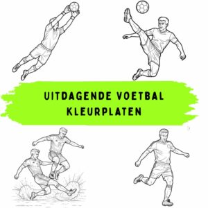 Uitdagende Voetbal Kleurplaten: Van Eenvoudig tot Geavanceerd