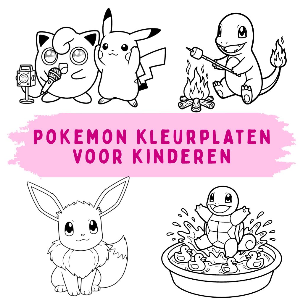 pokemon kleurplaten voor kinderen ft