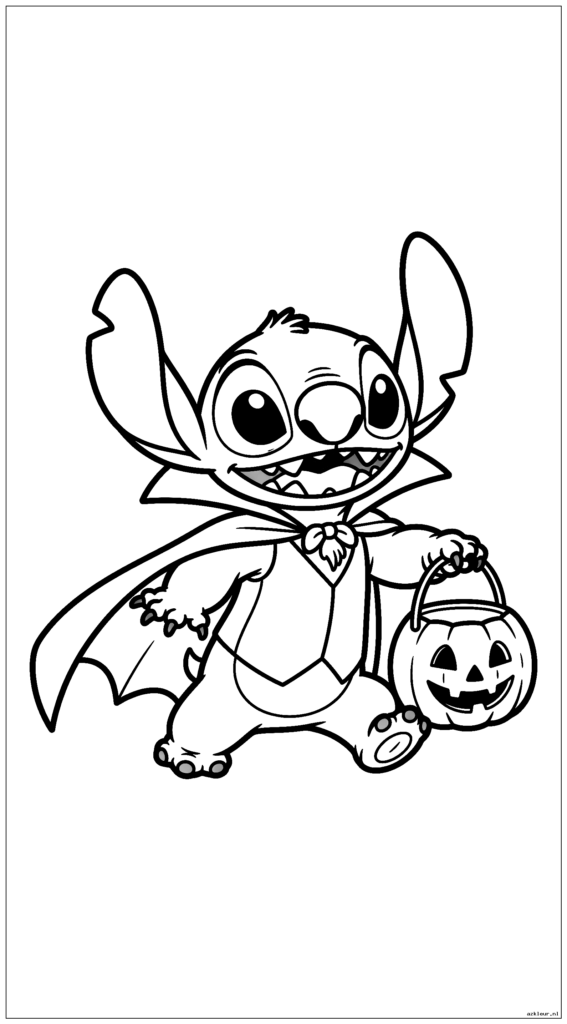 Steek een Halloween-vampierkostuum aan voor trick-or-treat